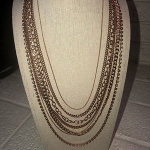 Stella & Dot Rose Gold Necklace